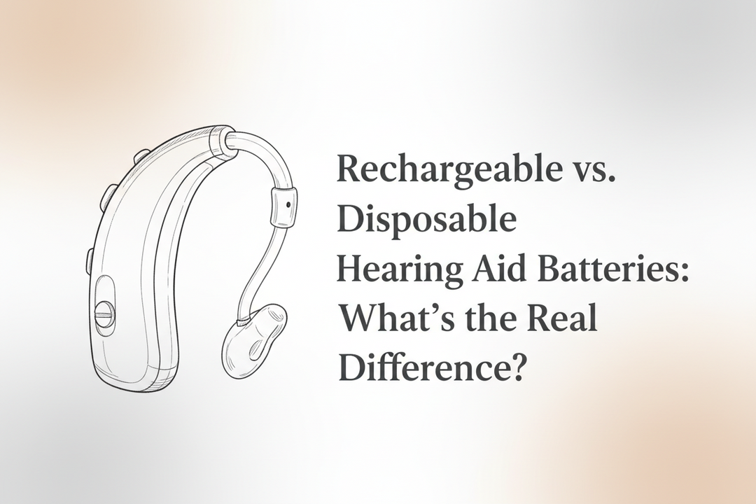 Rechargeable vs. Disposable Hearing Aid Batteries: What's the Real Difference?