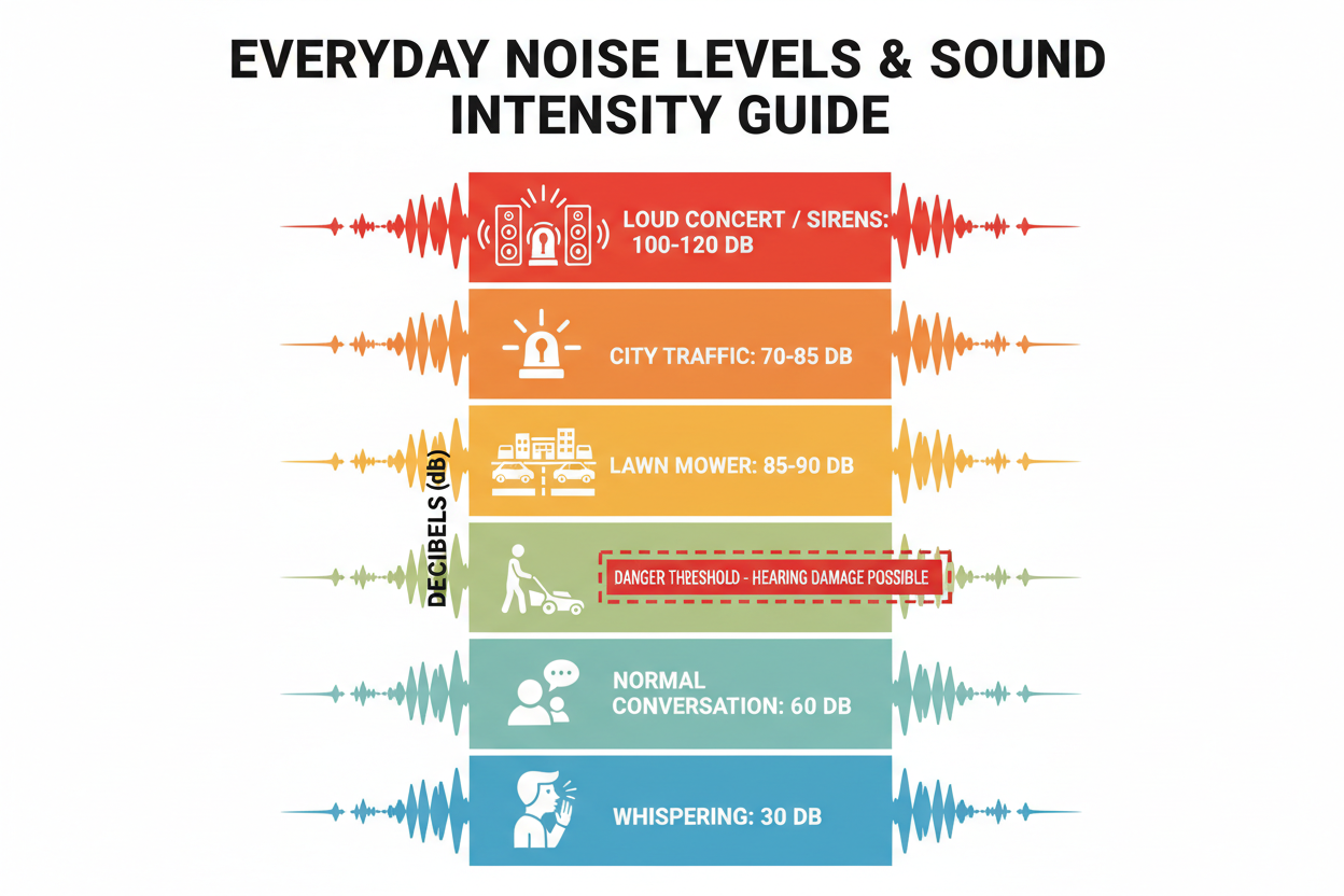 How Loud Is Too Loud? A Guide to Everyday Noise Levels – Soundbright