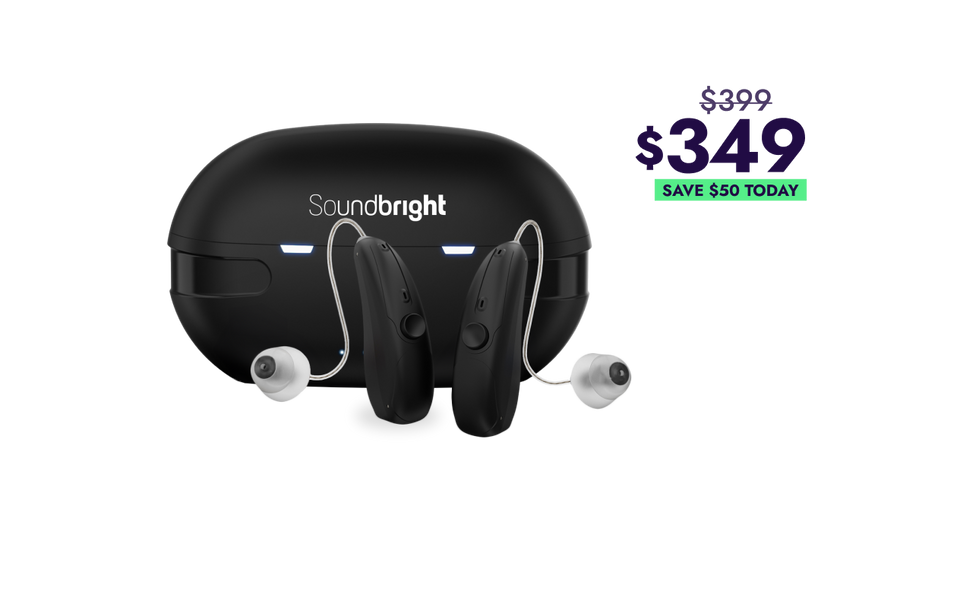 Soundbright Discovery Rechargeable Hearing Aids with Bluetooth